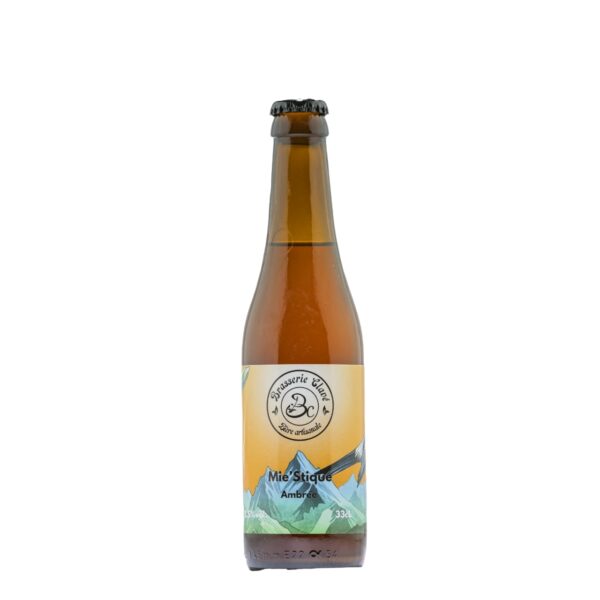 Mie’Stique – Bière Ambrée à la Mie de Pain - 33cl (5,5%vol.)