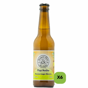 Piqu'Ancho (carton de 6) – Mexican White Lager - 33cl (5,5%vol.)